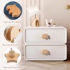 EUIEUT 12 PCS Animal Drawer Knobs Wooden Cabinet Knobs with
