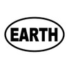 CafePress Basic Earth Oval Sticker Oval Car Bumper Sticker