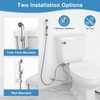 Aidoflo Handheld Bidet Sprayer Kit – Adjustable High-Pressure Stainless Steel