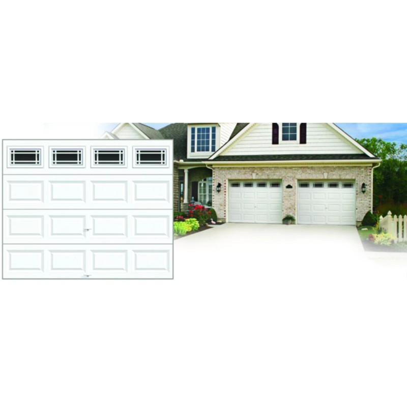CLOPAY Prairie 510 Window Inserts /Short Panel Garage Door White