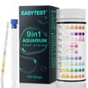 EASYTEST 9-in-1 Aquarium Test Strips - 150PCS Fish Tank Water