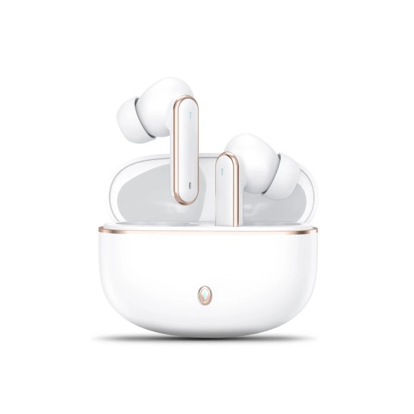 Audifonos Auriculares Inalámbricos Bluetooth 5.4 HiFi Estéreo 30H Audífonos Blancos