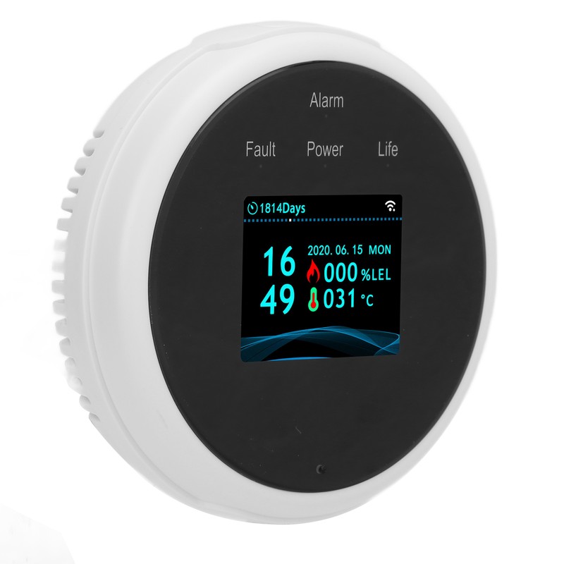 WiFi Combustible Gas Alarm Methane Natural Gas Leakage Detector Sound