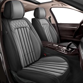 RAWAKORW Car Seat Covers Fit for Ford Maverick 2022-2024 with Waterproof Faux Leathe and Easy to Install (Full Set, Black)