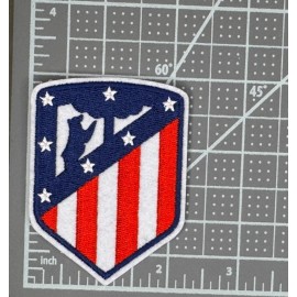 Unbranded Club Atlético de Madrid Embroidered 3in Iron / Sew-On Patch