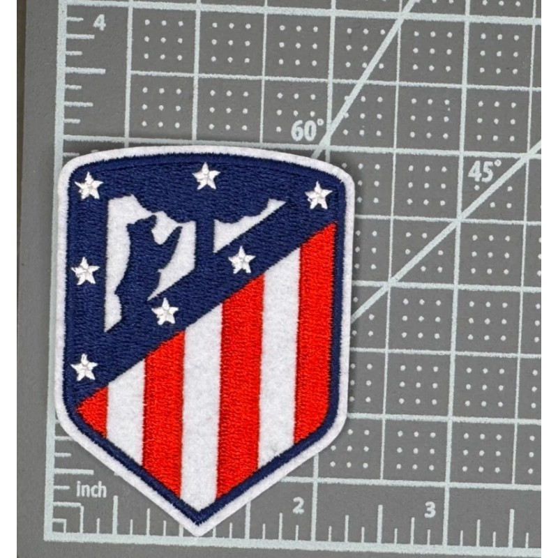 Unbranded Club Atlético de Madrid Embroidered 3in Iron / Sew-On