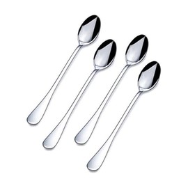 Towle Living Basic Stainless Steel Ice Beverage Spoon, Set of 4