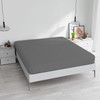 Max Color Fitted Sheet, Smoky Grey, Double 170x200 cm