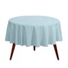 Gee Di Moda Round Tablecloth - 70 Inch Baby Blue