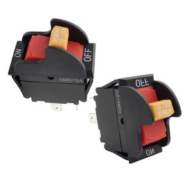 SW7B On-Off Toggle Saw Switch 2 Prong for Delta Table Saw 489105-00 1343758 438010170141 Workbench Switch, Aftermarket Replaces Ryobi 46023 Table Saws(2/Pack)