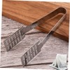 Alipis Ergonomic Handle Tea Bag Holder Steel Clamps Ice Cube