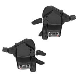 Microshift Mezzo Right Thumb-Tap Shifter, 7-Speed, Optical Gear Indicator, Shimano Compatible
