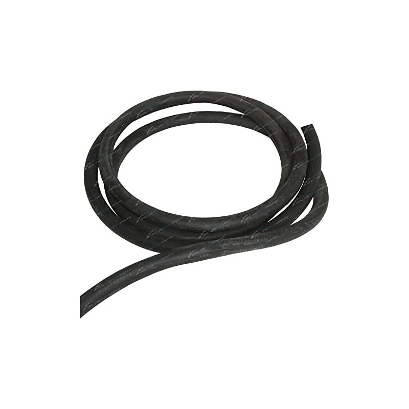 Black Rubber Fuel Hose 3/8" 10mm ID x 1m Length