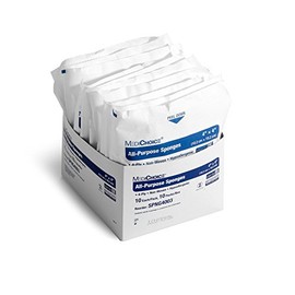 MediChoice All-Purpose Sponge, Non-Woven, Sterile, Hypoallergenic, 4x4 Inch, White, 1314SPNG4003 (Case of 160)