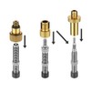 Bicycle Pump Adapter, 24 pcs Bike Multi-Function Replacement Valve Tool
