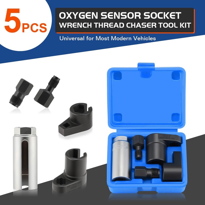 GEARLEADER Automotive Oxygen Sensor Socket, 1/2" and 3/8" Drive 7/8"