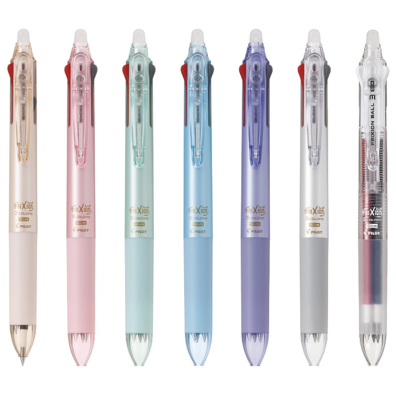 PILOT PLKFBS60UFPV Frixion Ball 3 Slim 0.38mm Pearl Violet Multicolor