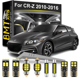 LED Interior Light Kit Replacement for HONDA CRZ 2010 2011 2012 2013 2014 2015 2016, Super Bright 6000K White