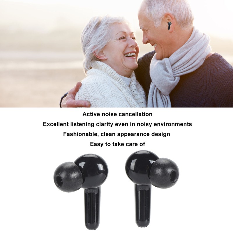 Bluetooth Earbuds Sound Amplifier Rechargeable 2 Use Aid Hearing Tool