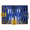 Crazy Games Backgammon Set - Classic Blue Medium 15 Inch