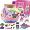 Kit de Contenedor transparente Iluminado Niños,Kit de Manualidades para Niña,transparente