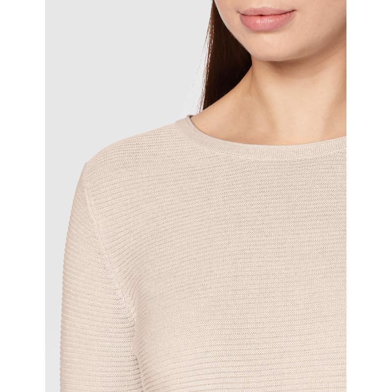 Tom Tailor Women's 1016350 Ottoman Pullover, Dusty 24192 Alabaster Melange,