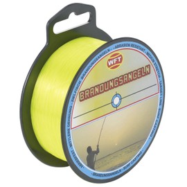 WFT Target Fish Surf 250 m 0.40 mm 11.5 kg Yellow Fishing Line for Surf Fishing for Cod and Flatfish, Monofilament Line