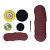 27Pcs Air Sander Aluminum Alloy Right Angle Miniature Pneumatic Sandpaper