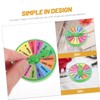 ORFOFE 10Pcs Rotatable Game Wheel Fun Party Prop for Raffles