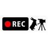 Dash Cam Sticker Bunny & Video Camera Banner Type (For