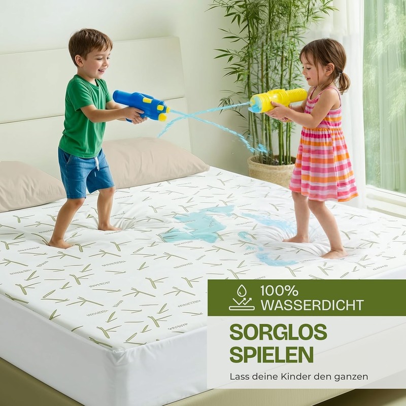 Waterproof Viscose Mattress Protector 100 x 200 x 30 cm,