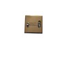 Pan-African Silver Colour Square Badge With A Velveteen Bag
