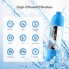 Lifefilter RV Inline Water Filter with Solid Brass 90 Degree