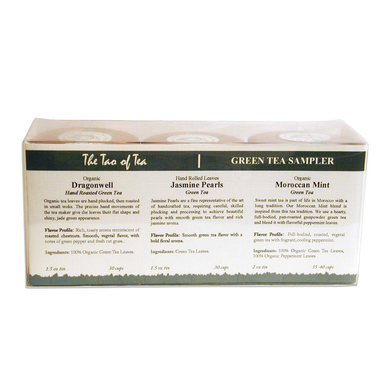 The Tao of Tea Green Tea Sampler, 3-Count Can