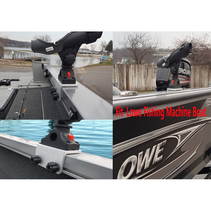 Brocraft Power Lock Rod Holder 90 Degree Boat Track System/Versatrack