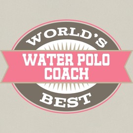 CafePress Water Polo Coach Gift Canvas Tote Top Zipper Closure