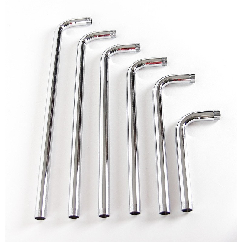 Wall Bracket Chrome-Plated Metal for Shower Head Length 20 cm