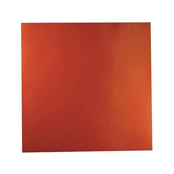 Rubber Sheet, Silicone, Rubber Width 12 in, Rubber Length 12