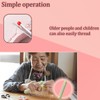 3 PCS Needle Threaders,Needle Threader Tool, 2-in-1 Needle Threader &