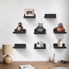 PHOENANCEE Small Floating Shelves for Wall, Set of 4, Square