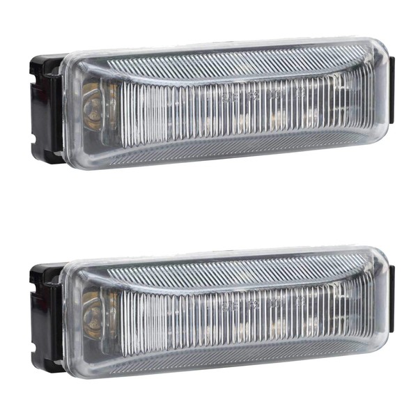 LONG HAUL 4" x 1" 12 Diode LED Clear/Amber Marker