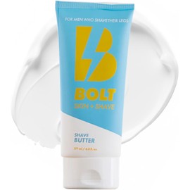 Manteca de afeitar para hombres - Máxima comodidad para un afeitado suave y fluido - Reduce cortes, rasguños e irritación para un afeitado de piernas lujoso con aloe vera