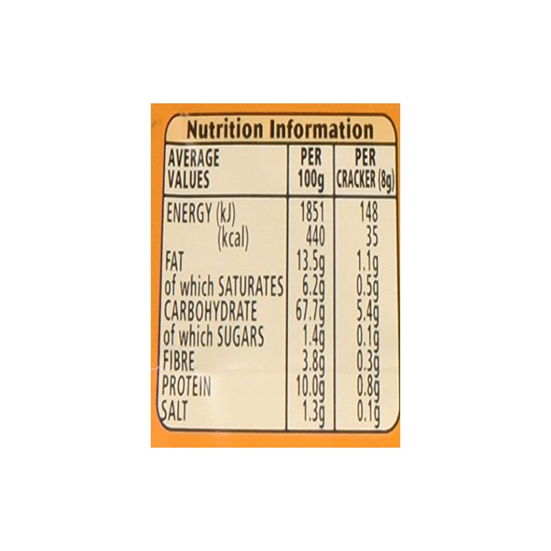 Jacob's Cream Cracker No Added Sugar 200G