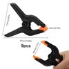 YIXISI 9 PCS Nylon Spring Clamps, 3 inch Plastic Heavy