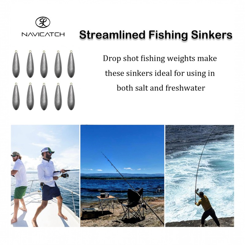 Fishing Weights Sinkers Kit Fishing Weights Sinkers for Ocean Saltwater