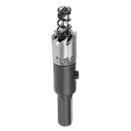 uxcell 12mm HSS Drill Bit Hole Saw Cutter for Metal Alloy Wood