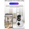 Home Security Camera Dual 2MP Lens Wireless WiFi Two Way