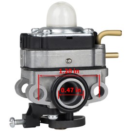 307160001 Carburetor for Ryobi 2 Cycle Weed eater RY252CS RY253SS RY 25 PHEMC RY251PH RY254BC RY25 CSEMC VNM RY25CSEMC 25cc Engine 753-06258A Carburetor for Craftsman Trimmer Edger