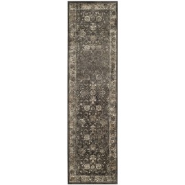 Safavieh Vintage Collection VTG117 Oriental Distressed Premium Viscose Runner, 2'2" x 12' , Soft Anthracite