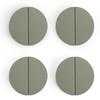 Evionlin Green 2-1/2 inch Drawer Pulls, 8 pcs (4 Pairs)